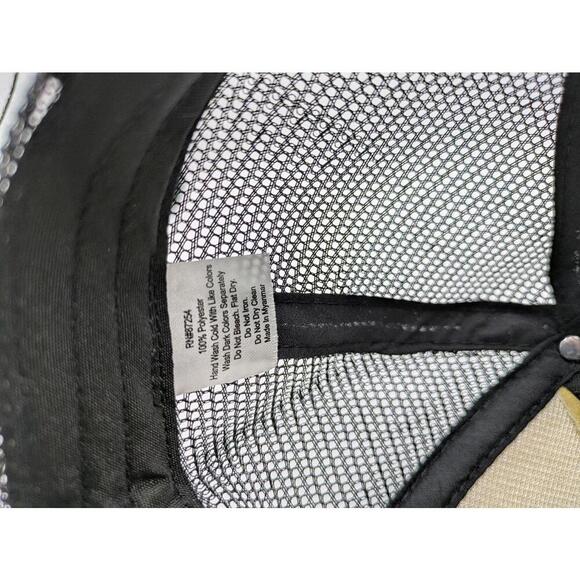 Plain Black Trucker Baseball Hat Cap with Mesh Back NWT - Picture 8 of 8